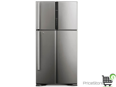 ثلاجة هيتاشي 18 قدم سيلفر موديل R-V675PS3K