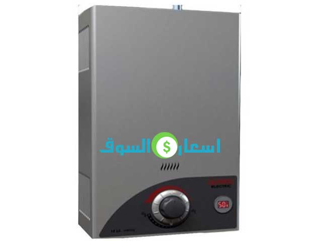 سخان غاز اوليمبيك 6 لتر ديجيتال بمدخنة موديل (Olympic Flue Type)